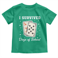 I Survived 67 Days Of School Toddler T Shirt Playing Cards Meme - Wonder Print Shop