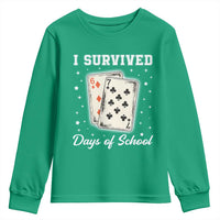 I Survived 67 Days Of School Youth Sweatshirt Playing Cards Meme - Wonder Print Shop