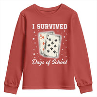 I Survived 67 Days Of School Youth Sweatshirt Playing Cards Meme - Wonder Print Shop