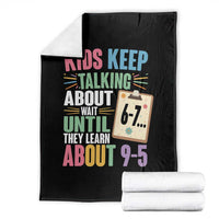 67 Six Seven Meme Throw Blanket Kids Keep Talking About 6-7 Wait Until They Learn 9-5 - Wonder Print Shop