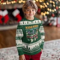 Kids Keep Talking About 6-7 Meme Ugly Christmas Sweater Funny Teacher 9-5 Humor - Wonder Print Shop
