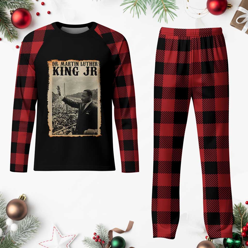 Martin Luther King Jr MLK Day Plaid Pajama Set - Wonder Print Shop