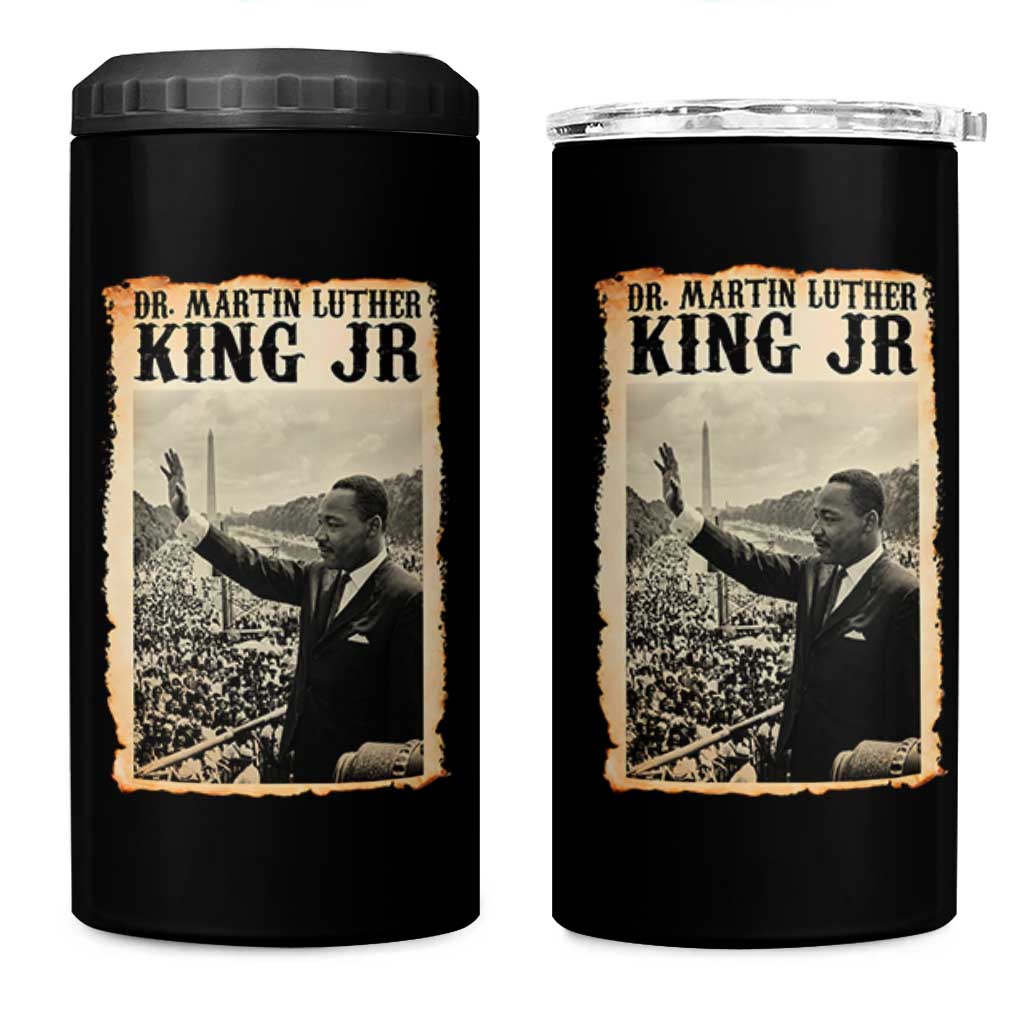 Martin Luther King Jr MLK Day 4 in 1 Can Cooler Tumbler - Wonder Print Shop