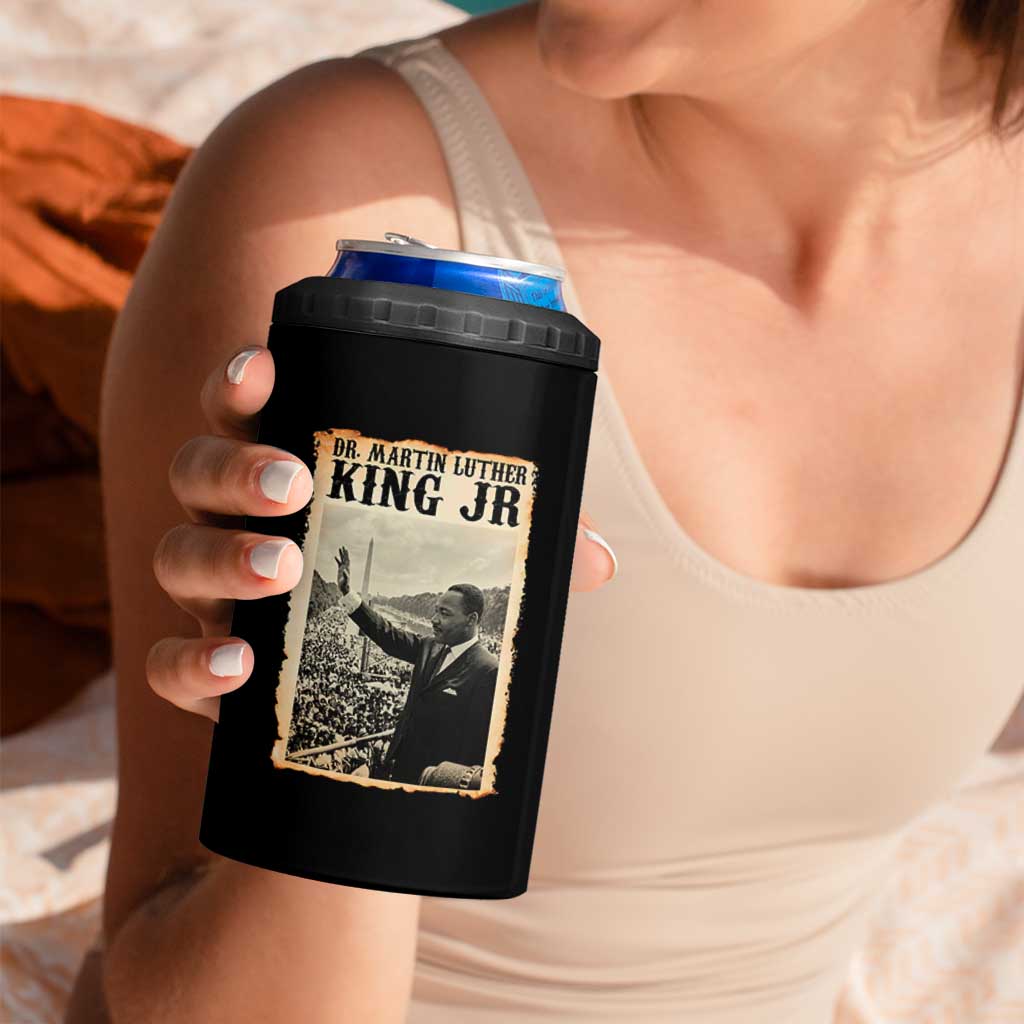 Martin Luther King Jr MLK Day 4 in 1 Can Cooler Tumbler - Wonder Print Shop