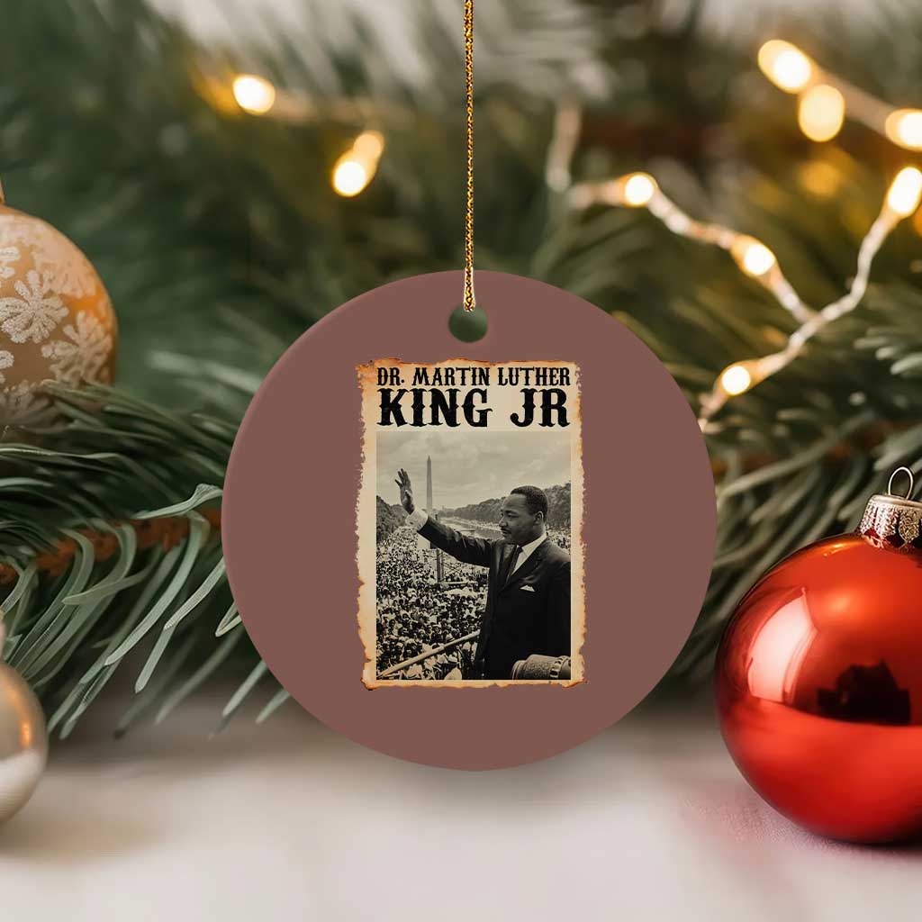 Martin Luther King Jr MLK Day Ceramic Ornament - Wonder Print Shop