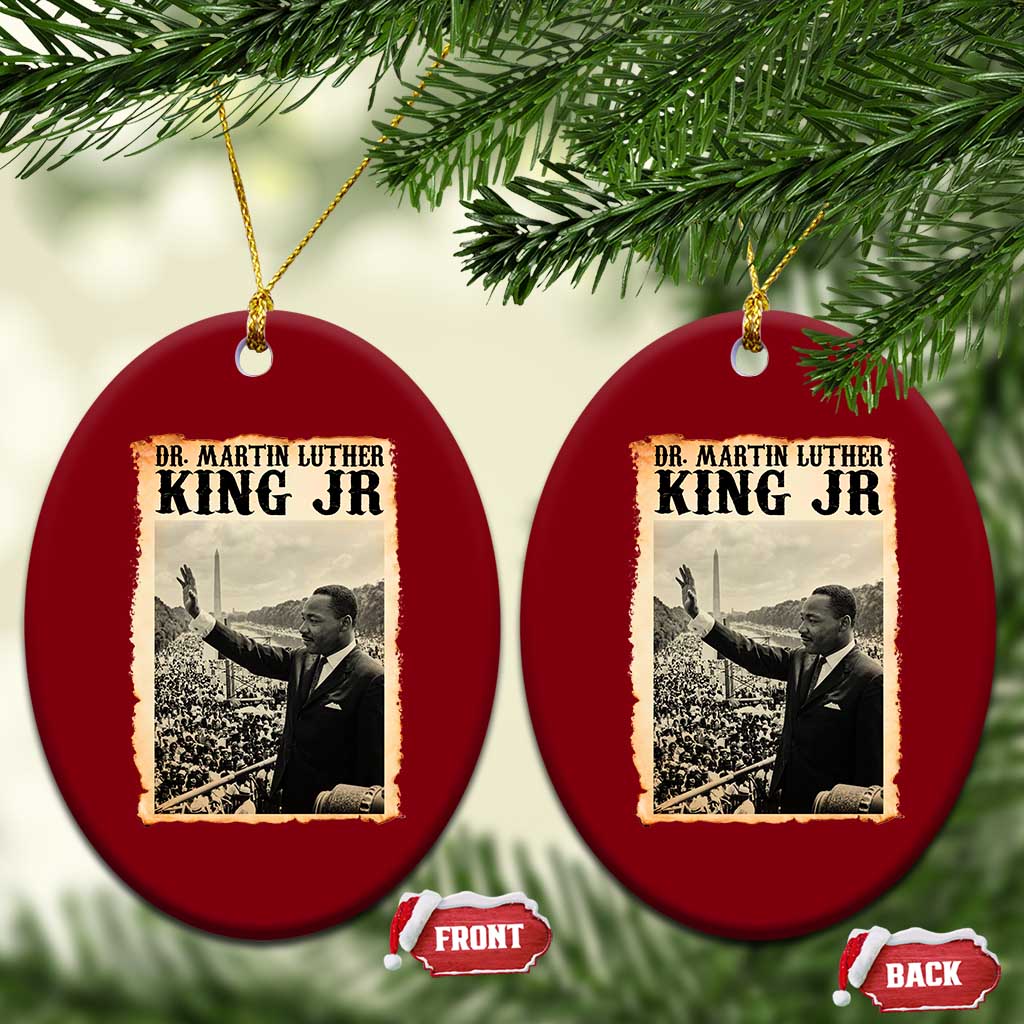 Martin Luther King Jr MLK Day Ceramic Ornament - Wonder Print Shop