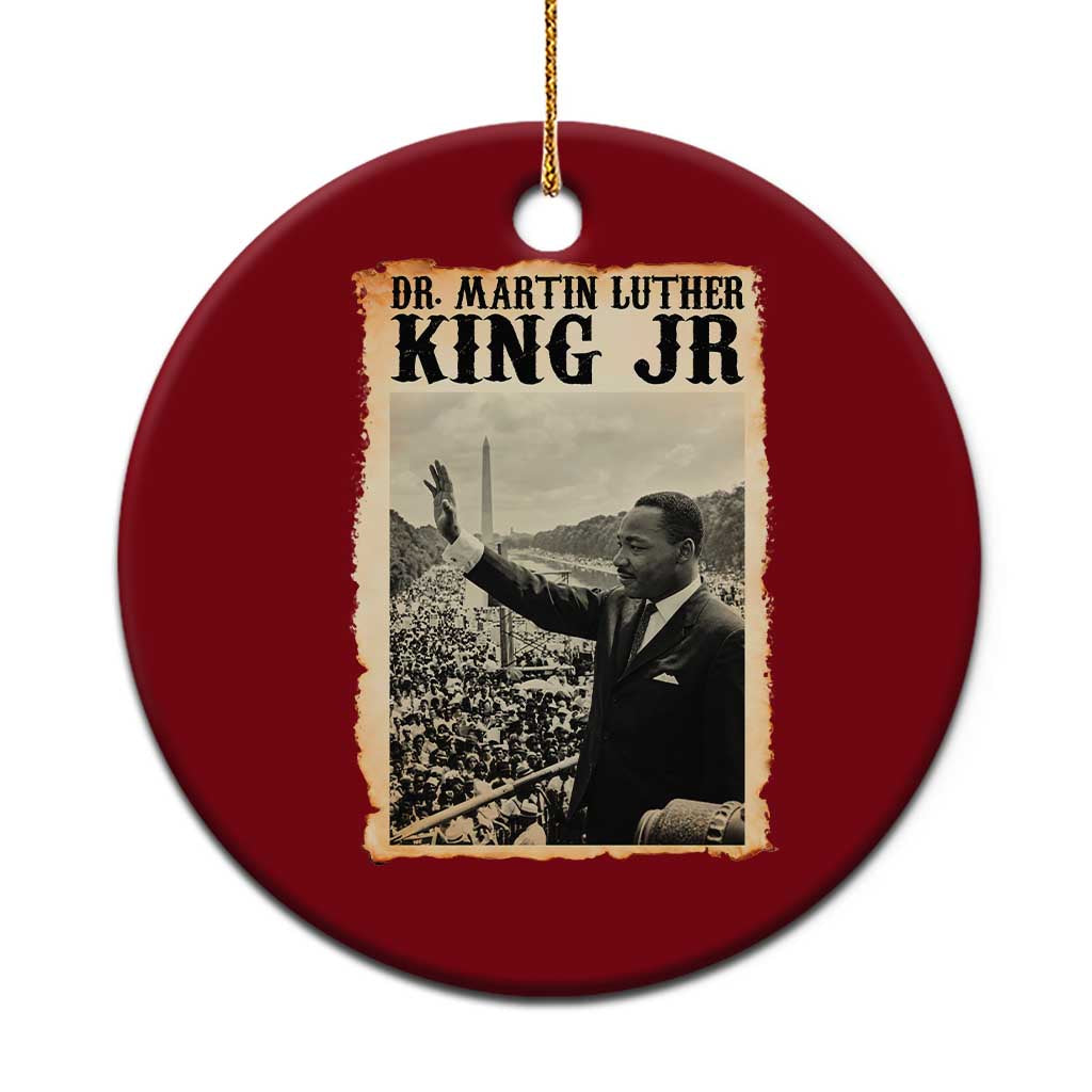 Martin Luther King Jr MLK Day Ceramic Ornament - Wonder Print Shop