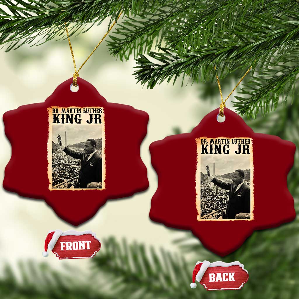 Martin Luther King Jr MLK Day Ceramic Ornament - Wonder Print Shop