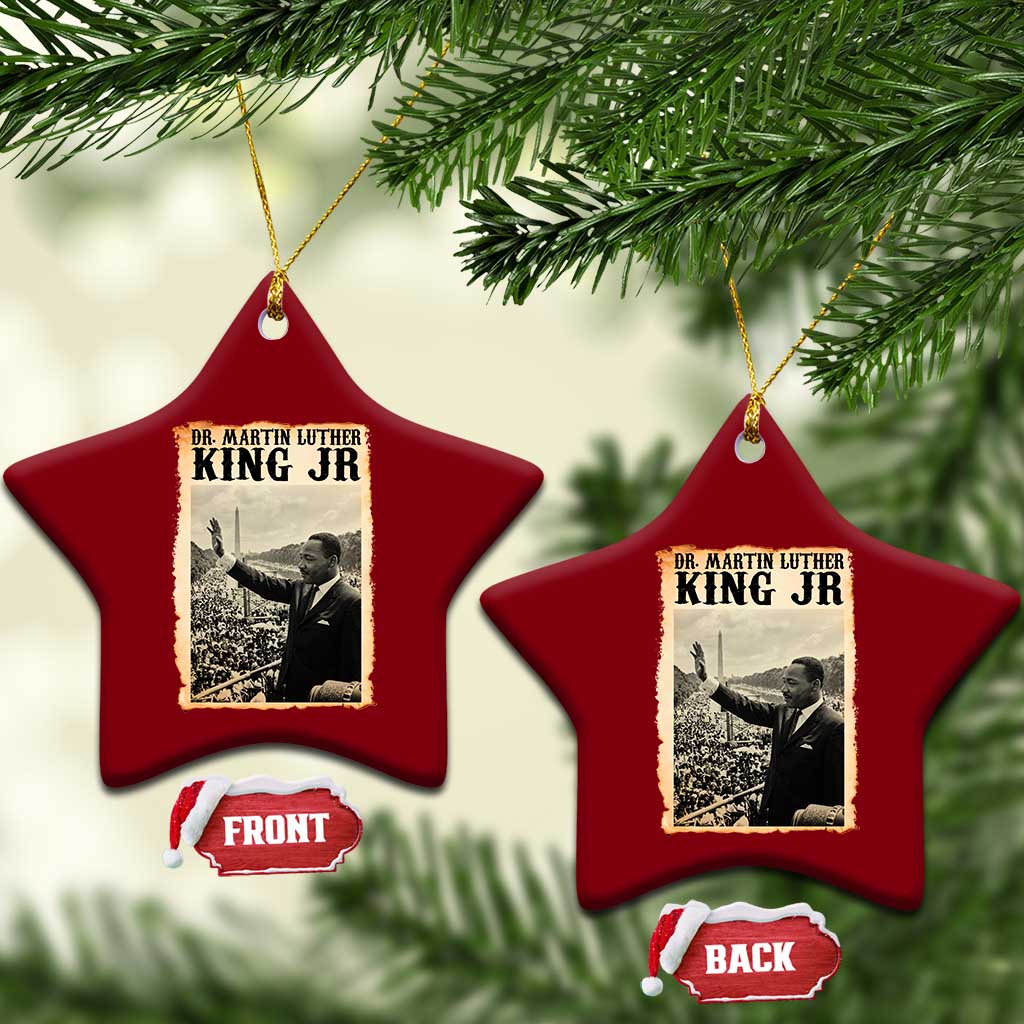 Martin Luther King Jr MLK Day Ceramic Ornament - Wonder Print Shop