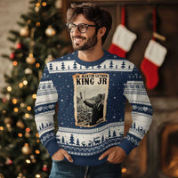 Martin Luther King Jr MLK Day Ugly Christmas Sweater - Wonder Print Shop