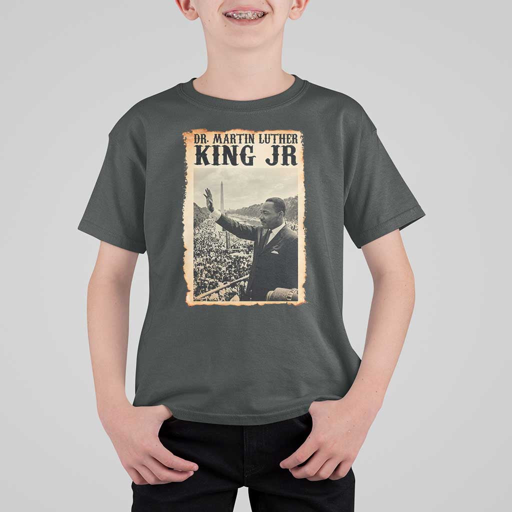 Martin Luther King Jr MLK Day T Shirt For Kid - Wonder Print Shop