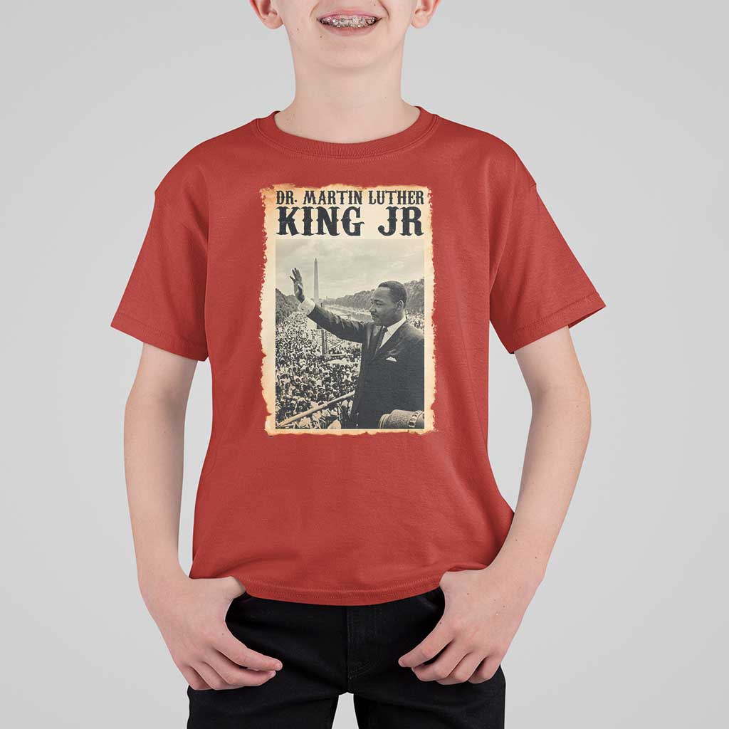 Martin Luther King Jr MLK Day T Shirt For Kid - Wonder Print Shop
