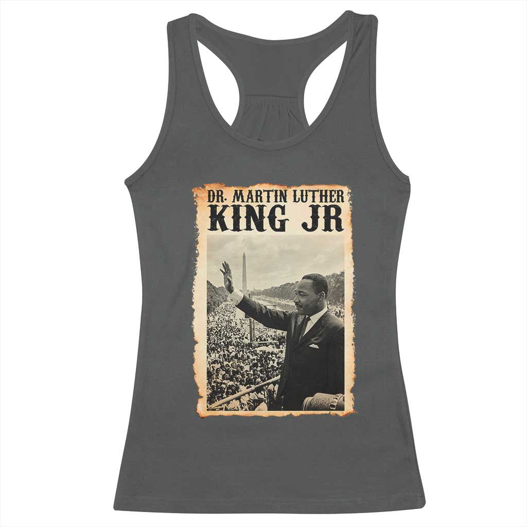 Martin Luther King Jr MLK Day Racerback Tank Top - Wonder Print Shop
