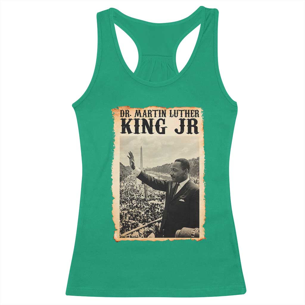 Martin Luther King Jr MLK Day Racerback Tank Top - Wonder Print Shop