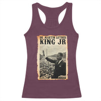 Martin Luther King Jr MLK Day Racerback Tank Top - Wonder Print Shop