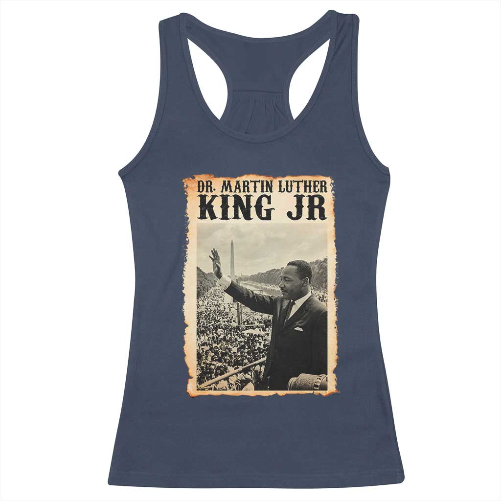 Martin Luther King Jr MLK Day Racerback Tank Top - Wonder Print Shop
