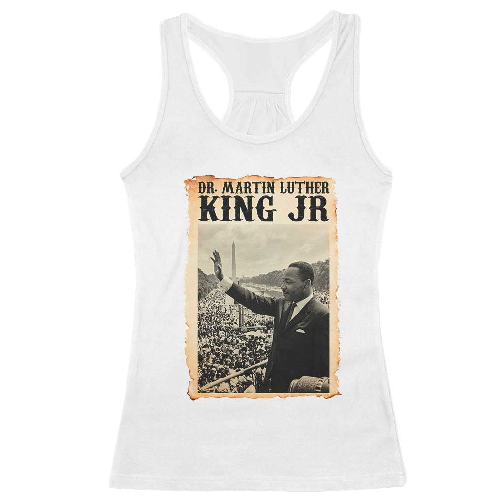 Martin Luther King Jr MLK Day Racerback Tank Top - Wonder Print Shop
