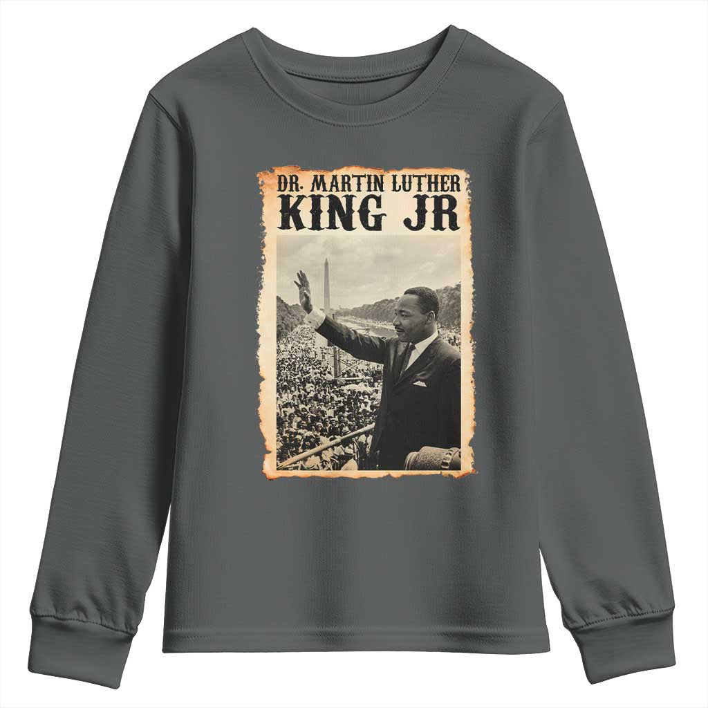 Martin Luther King Jr MLK Day Youth Sweatshirt - Wonder Print Shop