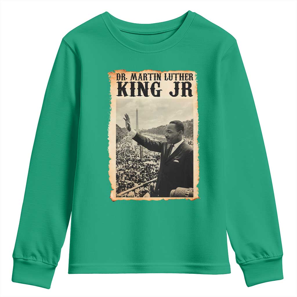 Martin Luther King Jr MLK Day Youth Sweatshirt - Wonder Print Shop