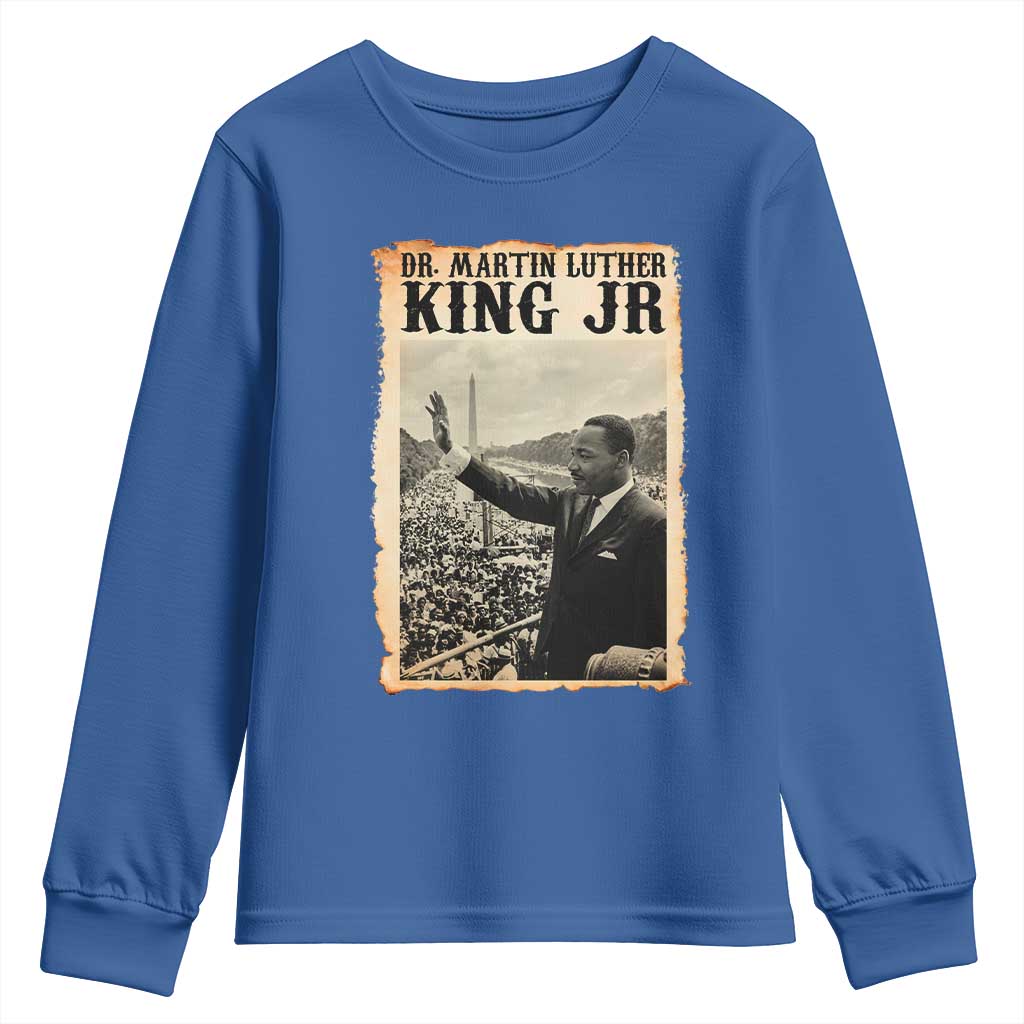 Martin Luther King Jr MLK Day Youth Sweatshirt - Wonder Print Shop