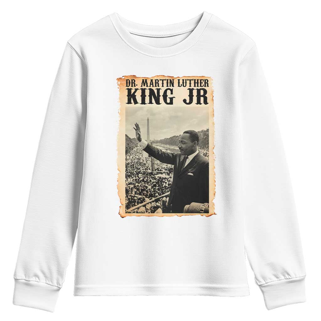 Martin Luther King Jr MLK Day Youth Sweatshirt - Wonder Print Shop