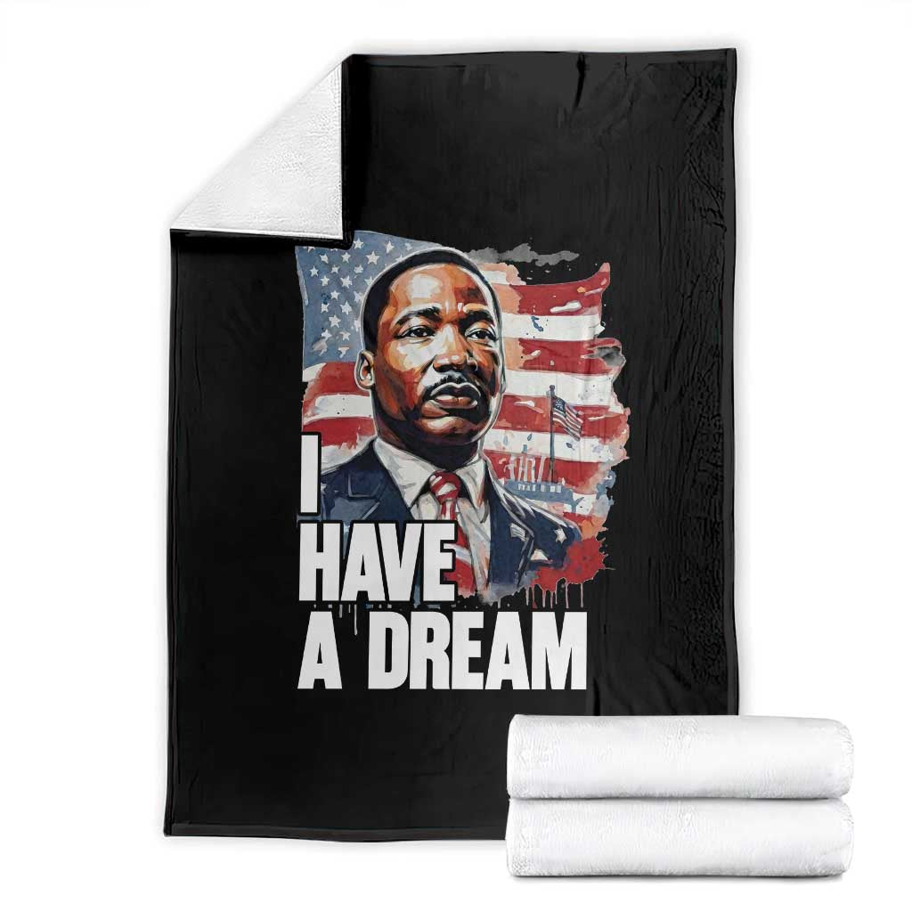 Martin Luther King Jr Throw Blanket I Have A Dream - Wonder Print Shop