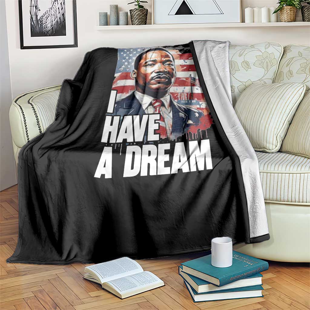 Martin Luther King Jr Throw Blanket I Have A Dream - Wonder Print Shop