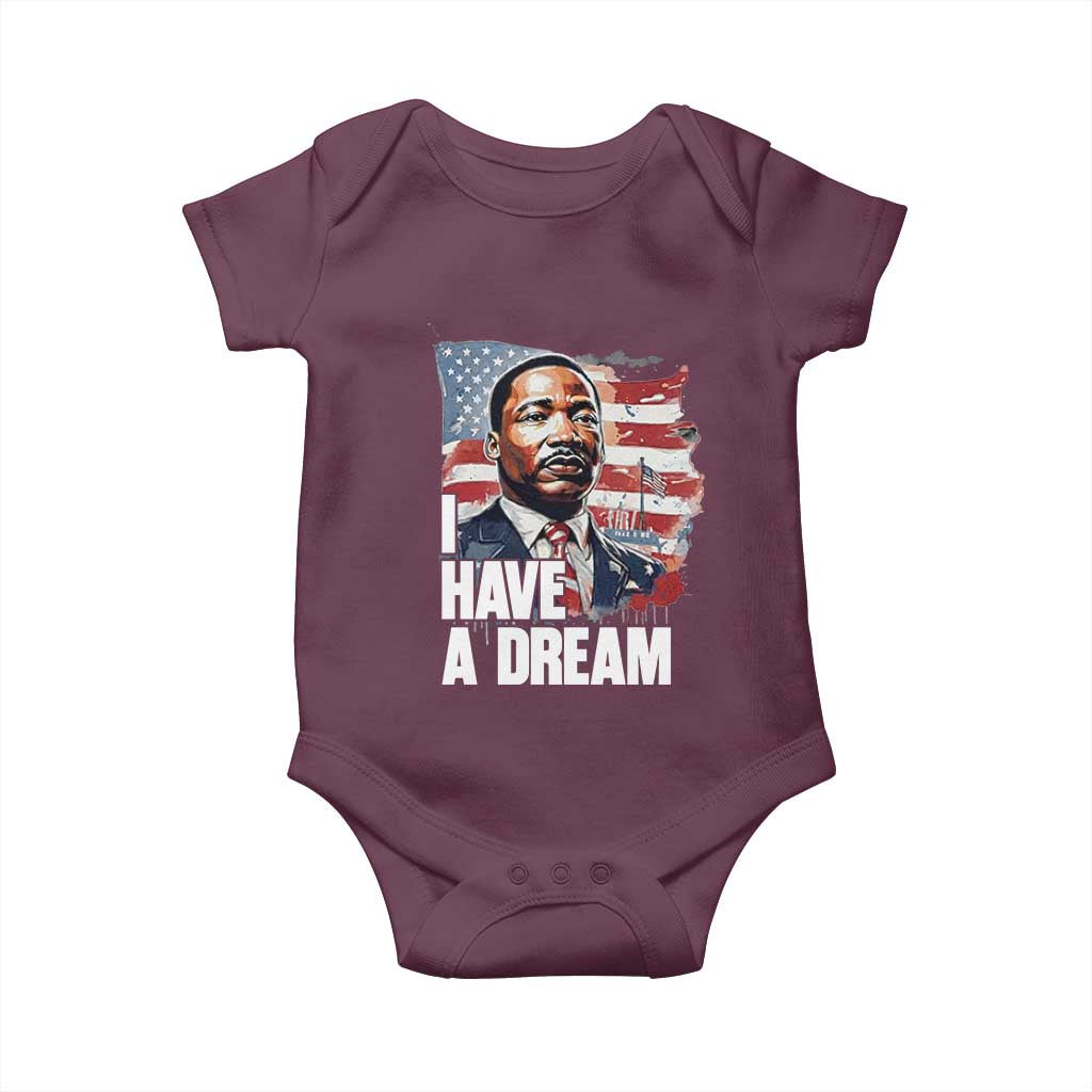 Martin Luther King Jr Baby Onesie I Have A Dream - Wonder Print Shop