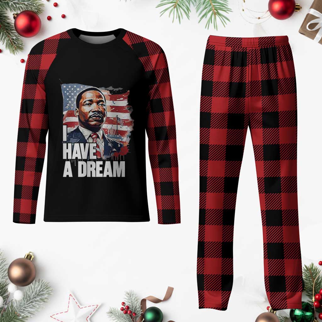 Martin Luther King Jr Plaid Pajama Set I Have A Dream - Wonder Print Shop