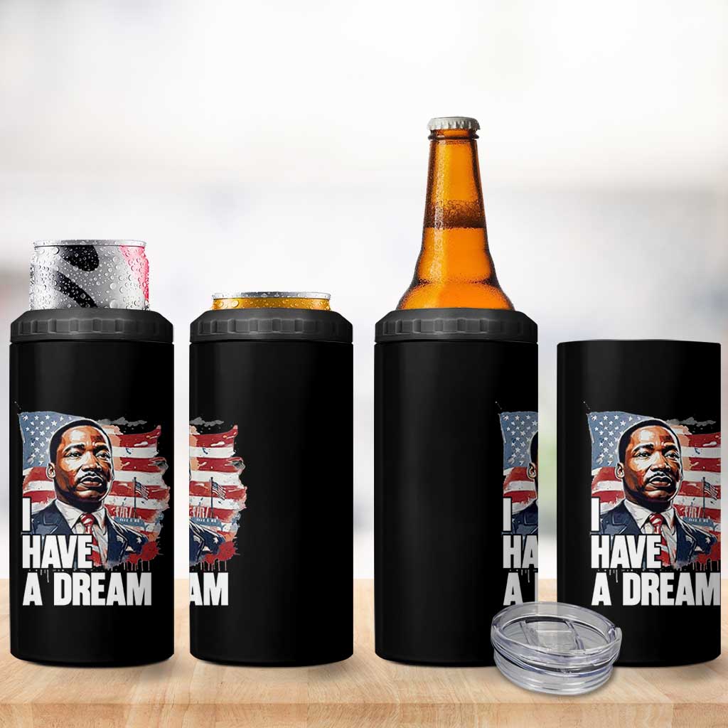 Martin Luther King Jr 4 in 1 Can Cooler Tumbler I Have A Dream - Wonder Print Shop