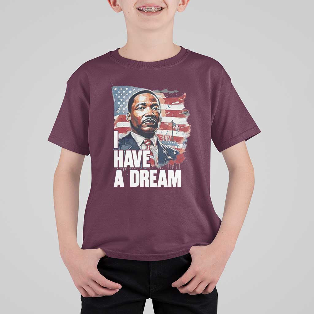 Martin Luther King Jr T Shirt For Kid I Have A Dream - Wonder Print Shop