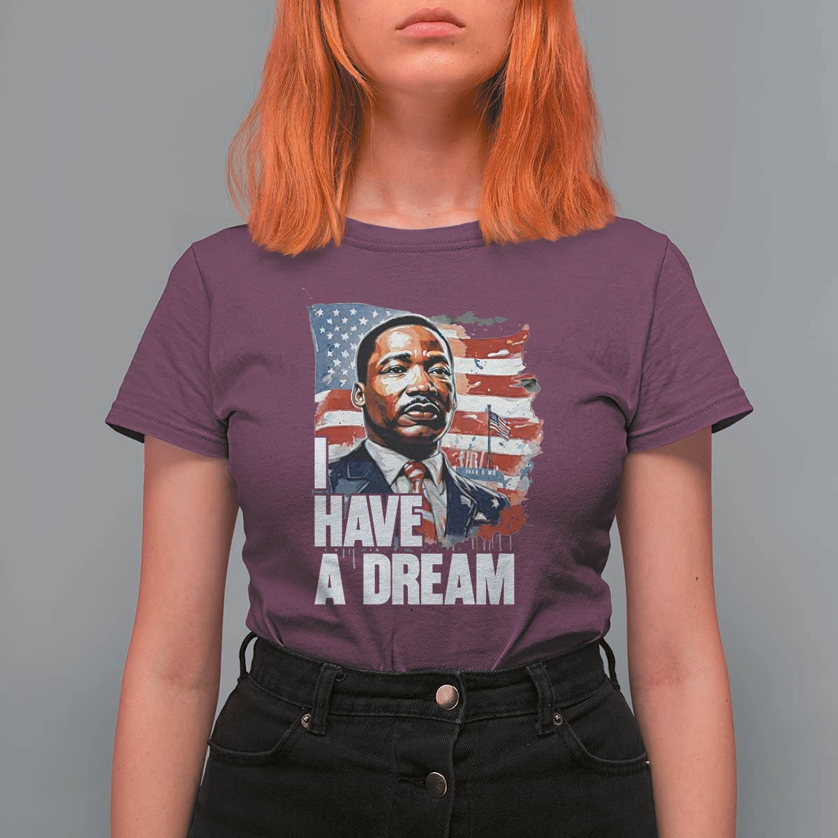 Martin Luther King Jr T Shirt For Women I Have A Dream - Wonder Print Shop