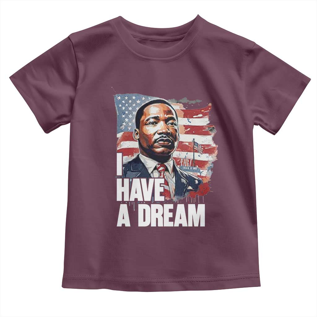 Martin Luther King Jr Toddler T Shirt I Have A Dream - Wonder Print Shop