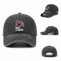Martin Luther King Jr Washed Cotton Baseball Cap I Have A Dream