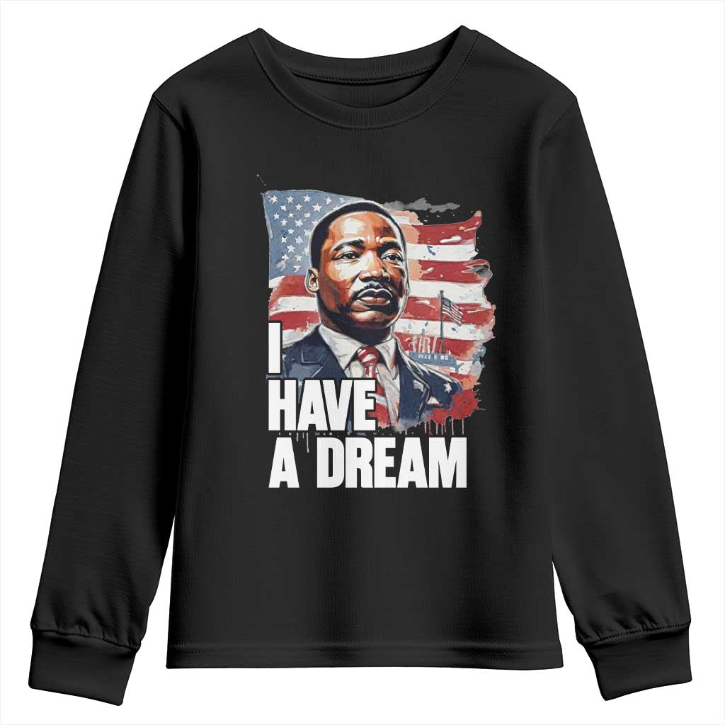 Martin Luther King Jr Youth Sweatshirt I Have A Dream - Wonder Print Shop