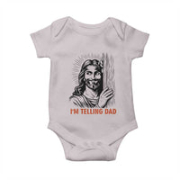 Funny Jesus Christian Meme Baby Onesie I Am Telling Dad