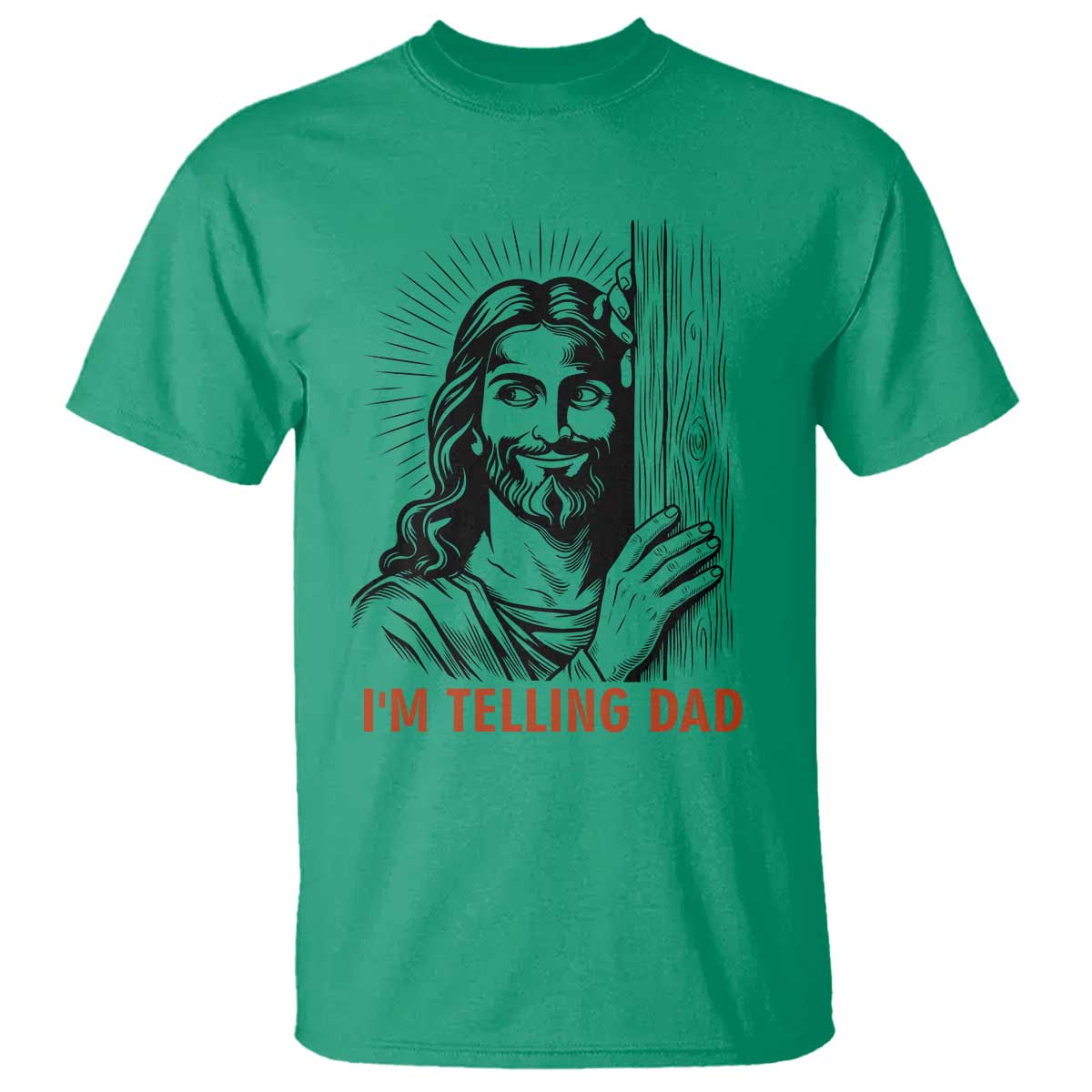 Funny Jesus Christian Meme T Shirt I Am Telling Dad