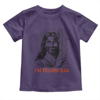 Funny Jesus Christian Meme Toddler T Shirt I Am Telling Dad