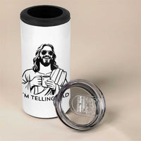Funny Jesus Meme 4 in 1 Can Cooler Tumbler I Am Telling Dad