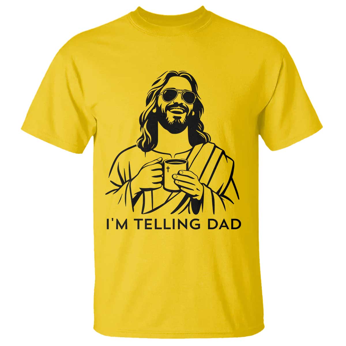 Funny Jesus Meme T Shirt I Am Telling Dad
