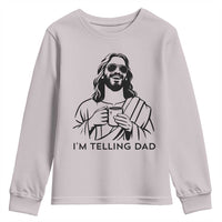 Funny Jesus Meme Youth Sweatshirt I Am Telling Dad