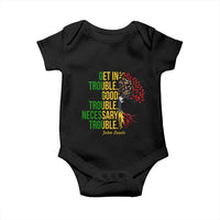 John Lewis Quote Civil Rights Baby Onesie Get in Good Necessary Trouble