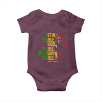 John Lewis Quote Civil Rights Baby Onesie Get in Good Necessary Trouble