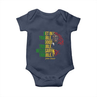 John Lewis Quote Civil Rights Baby Onesie Get in Good Necessary Trouble