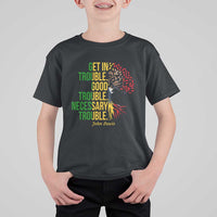 John Lewis Quote Civil Rights T Shirt For Kid Get in Good Necessary Trouble