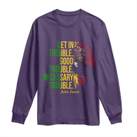 John Lewis Quote Civil Rights Long Sleeve Shirt Get in Good Necessary Trouble