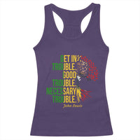 John Lewis Quote Civil Rights Racerback Tank Top Get in Good Necessary Trouble
