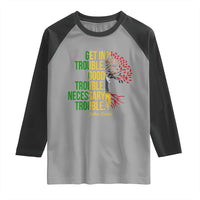 John Lewis Quote Civil Rights Raglan Shirt Get in Good Necessary Trouble