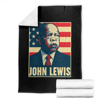 John Lewis Throw Blanket Black History Month