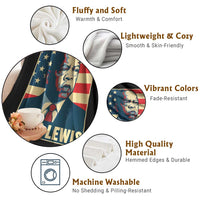 John Lewis Throw Blanket Black History Month